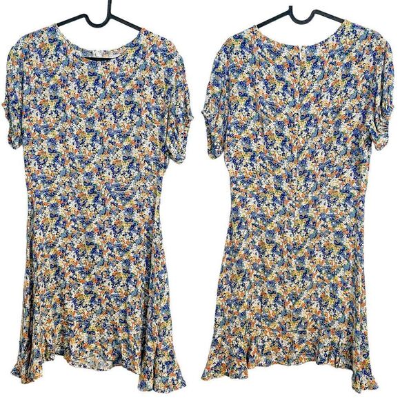 Faithfull The Brand Jeanette Floral Mini Dress 6 - Picture 8 of 10